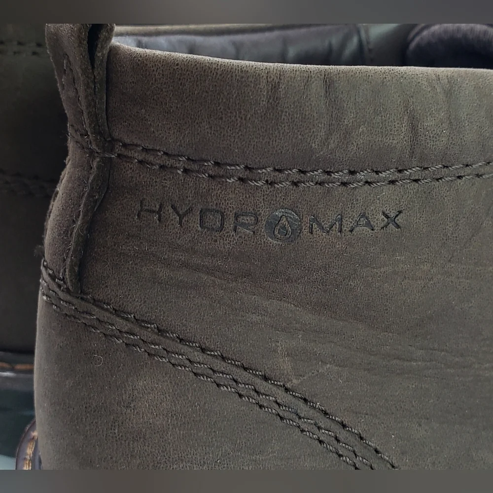 Ecco Chukka Brown Leather Hydro Max Lace Up Boot Size 39